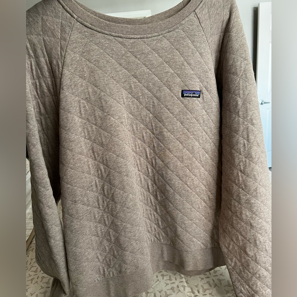 Women’s Patagonia Quilted Pullover: Drifter Grey